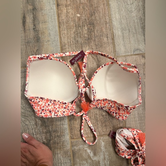 🆕 NWT ADORE ME TWO PIECE BATHING SUIT Laila Push Up - Picture 10 of 11